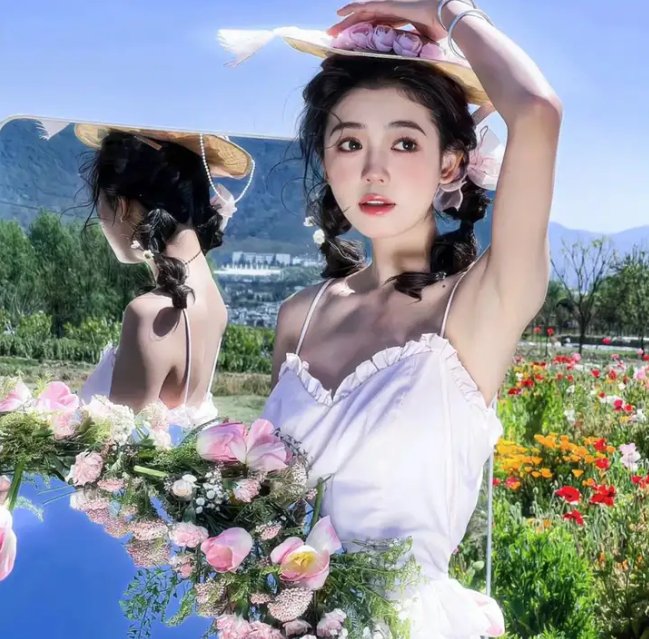 不羁的美女